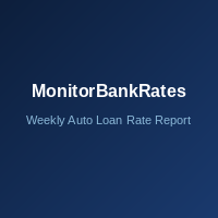 MonitorBankRates.com — Weekly Auto Loan Rate Report