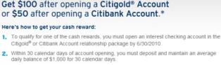 citibank-checking-account-deals