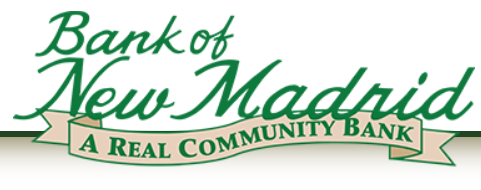 Bank of New Madrid logo